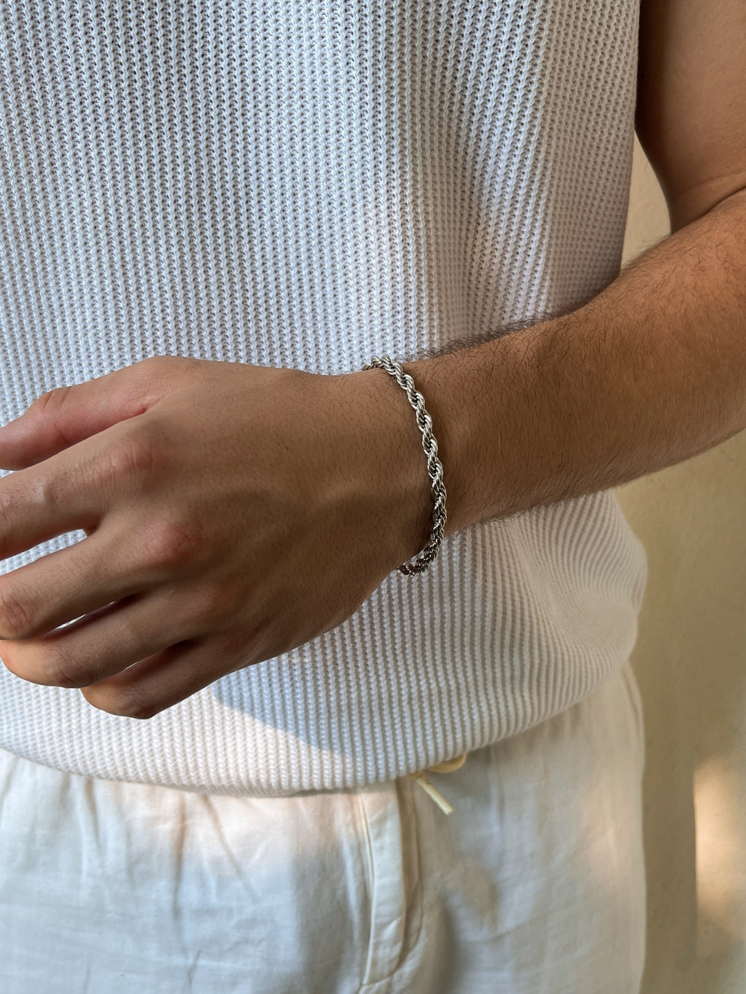 ROPE BRACELET 5MM | Silver
