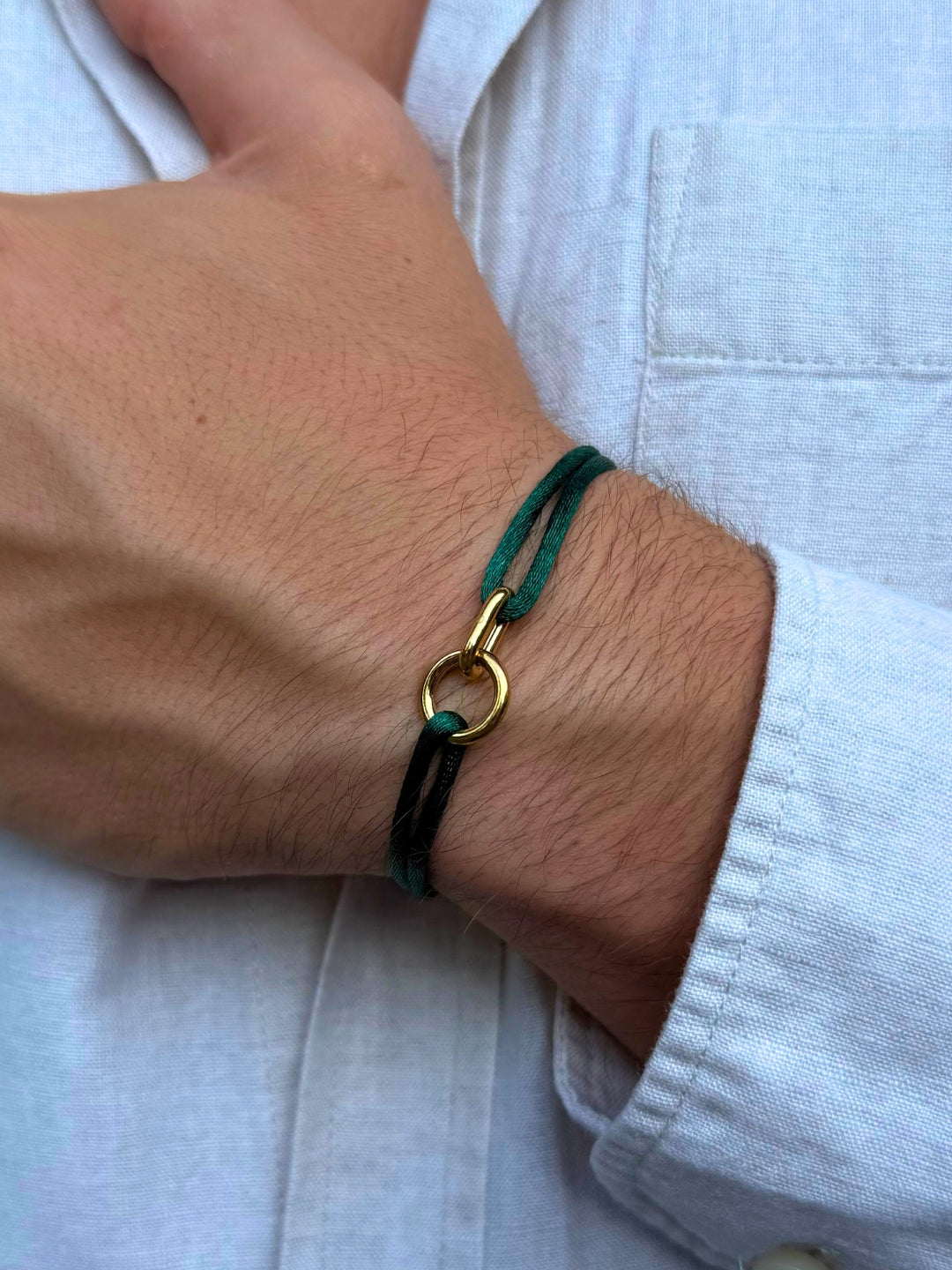 GREEN UNITY BRACELET | 18K Gold