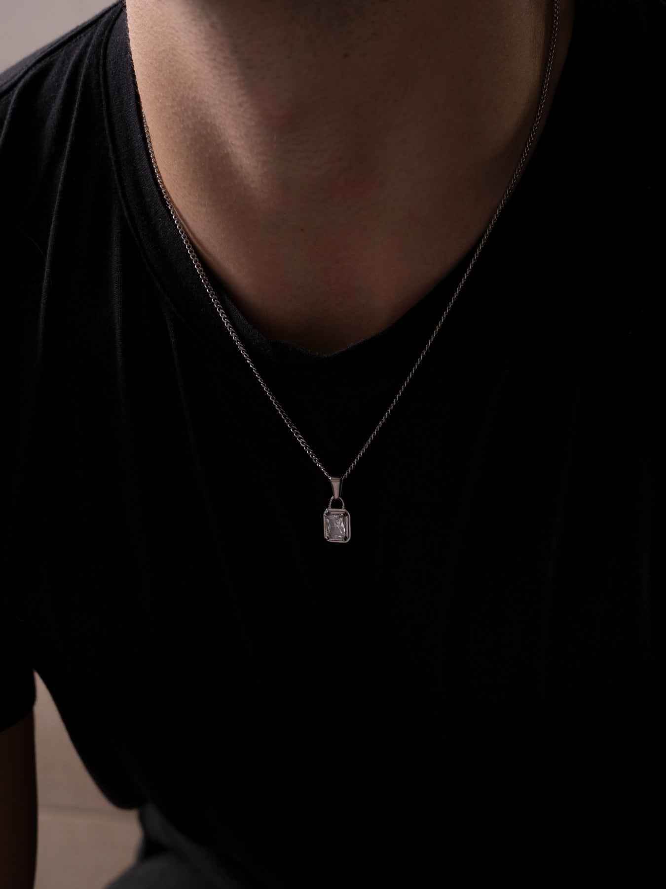 GEMSTONE CHAIN SET | Silver