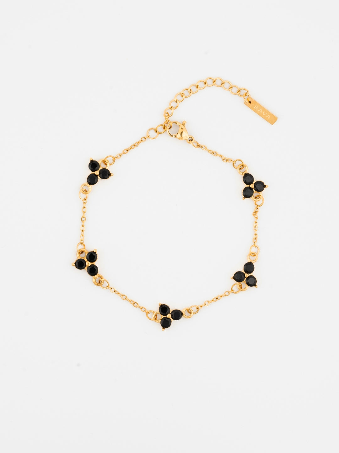 MIDNIGHT CLOVER BRACELET | 18K Gold