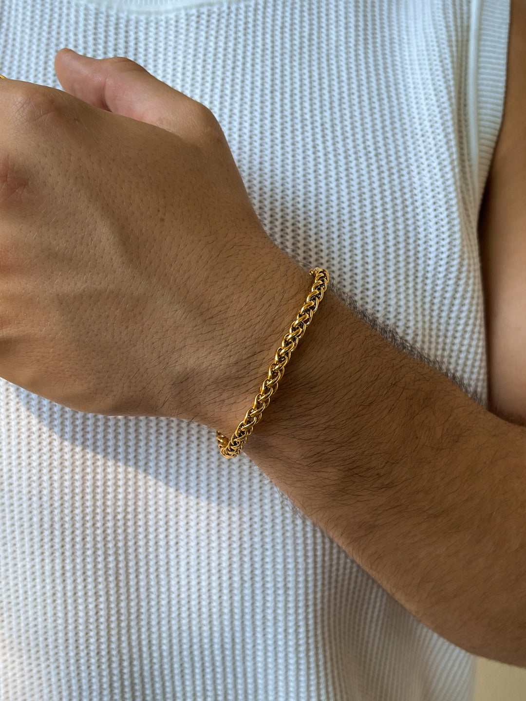 WHEAT BRACELET 5MM | 18K Gold