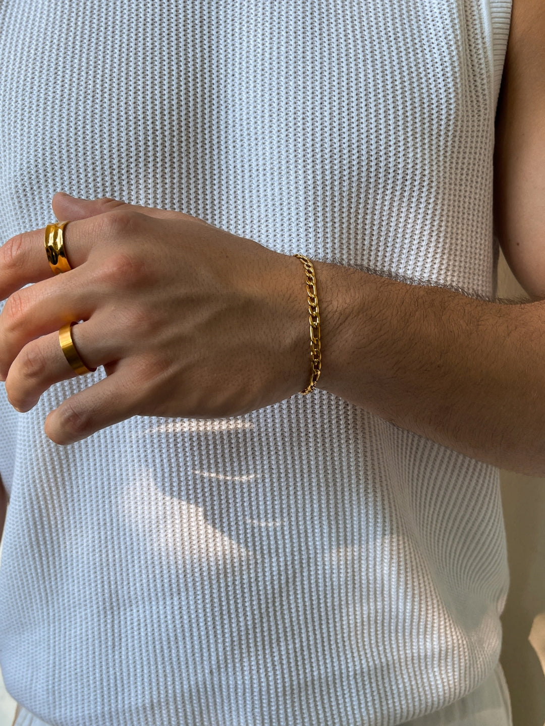 FIGARO BRACELET 5MM | 18K Gold