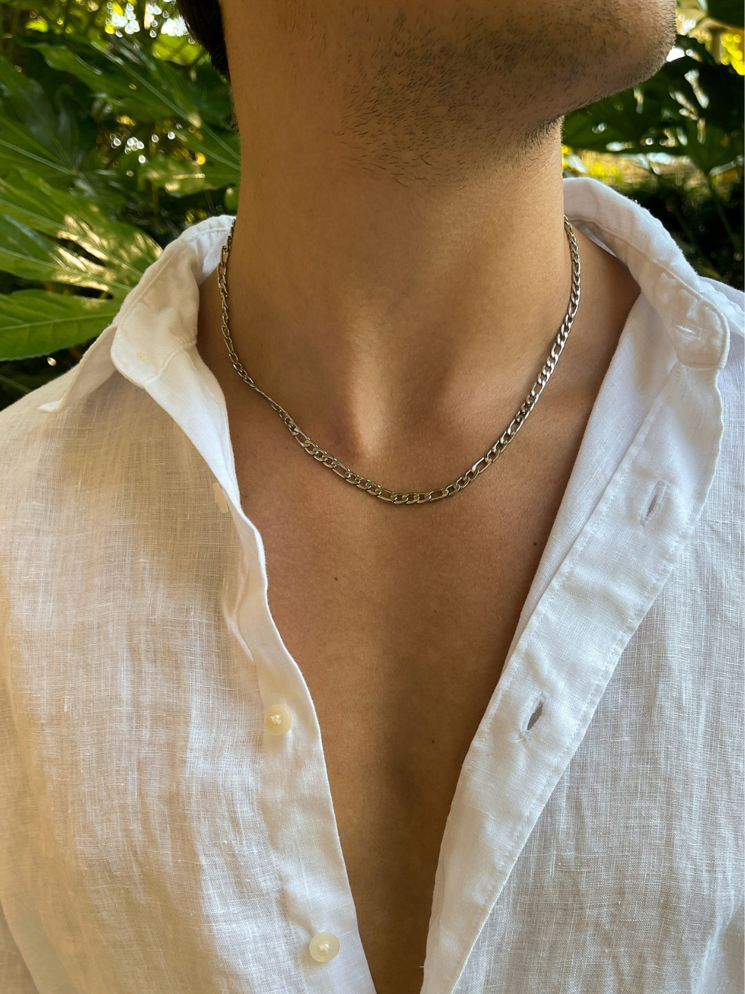 FIGARO CHAIN 5MM | Silver