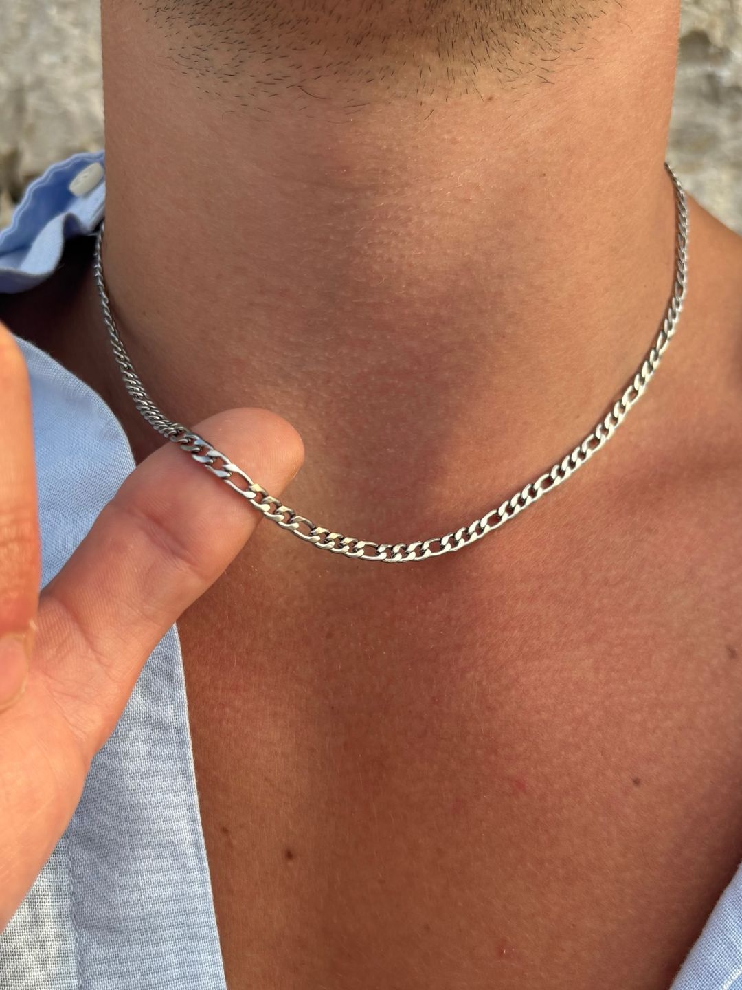 FIGARO CHAIN 3MM | Silver