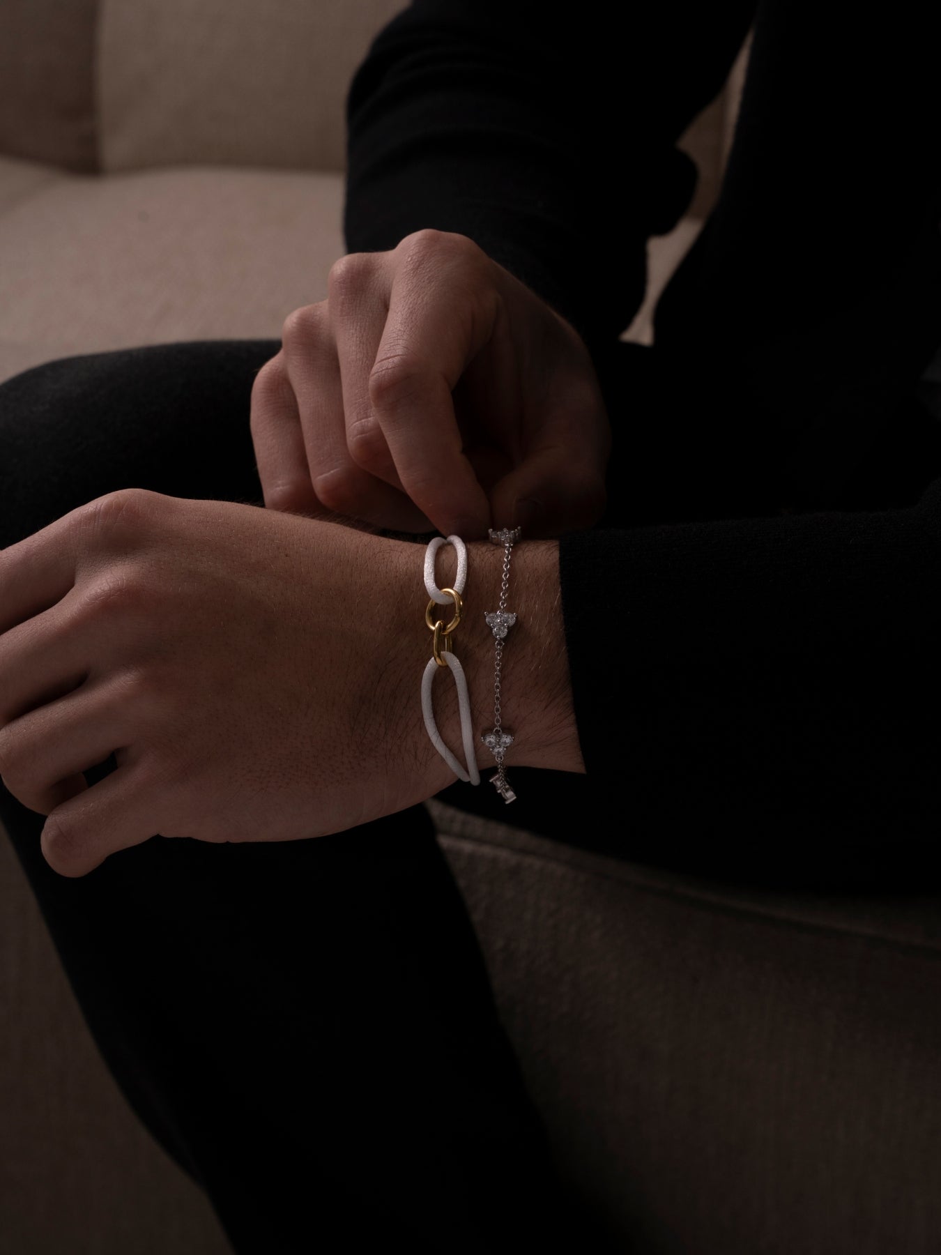 SNOW UNITY BRACELET | 18K Gold