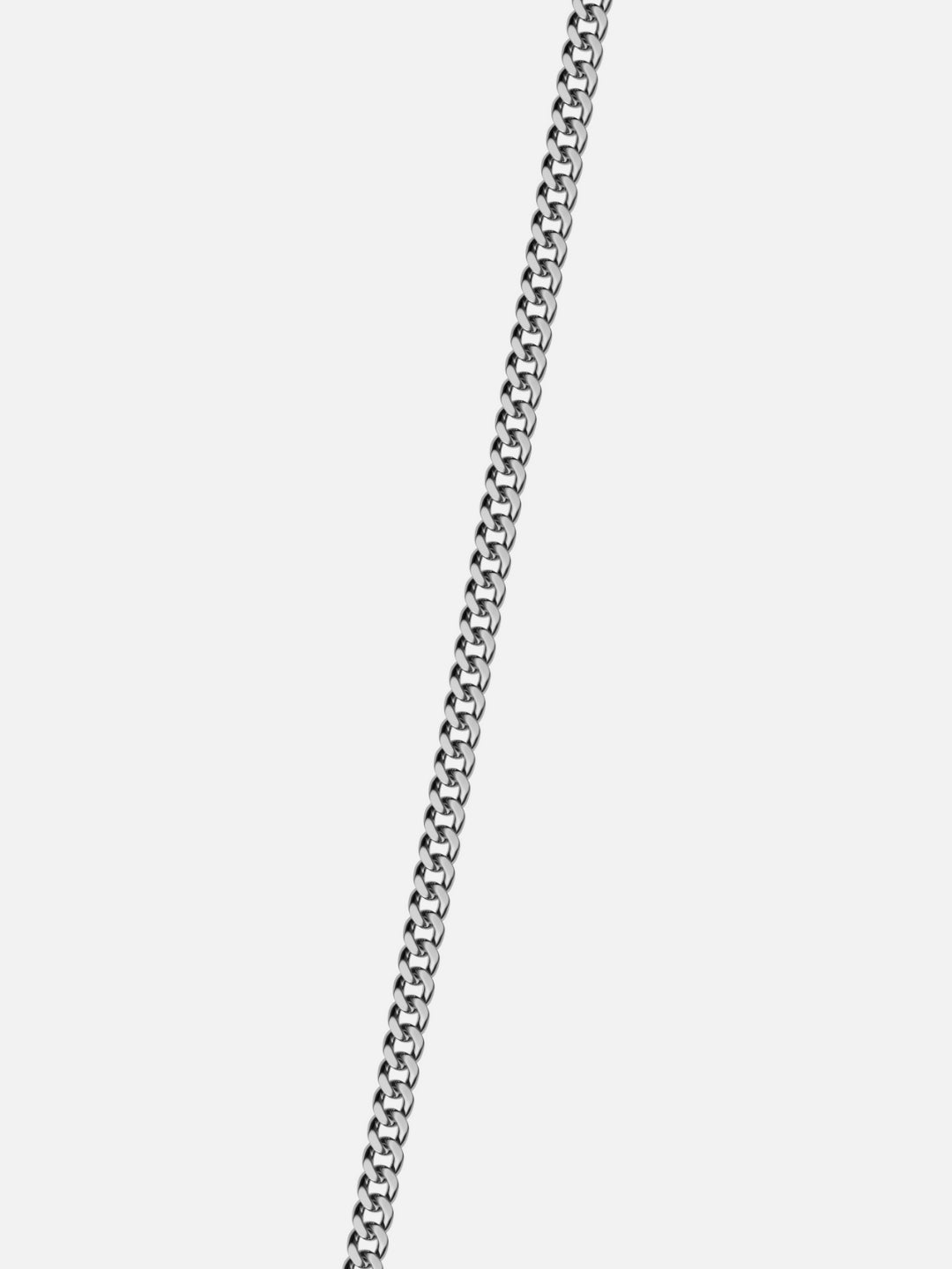 WHITE GEMSTONE CHAIN | Silver