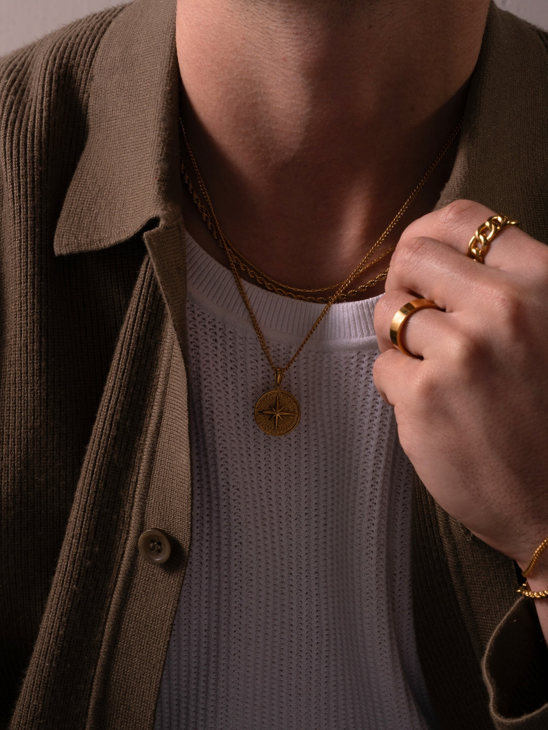 COMPASS CHAIN | 18K Gold