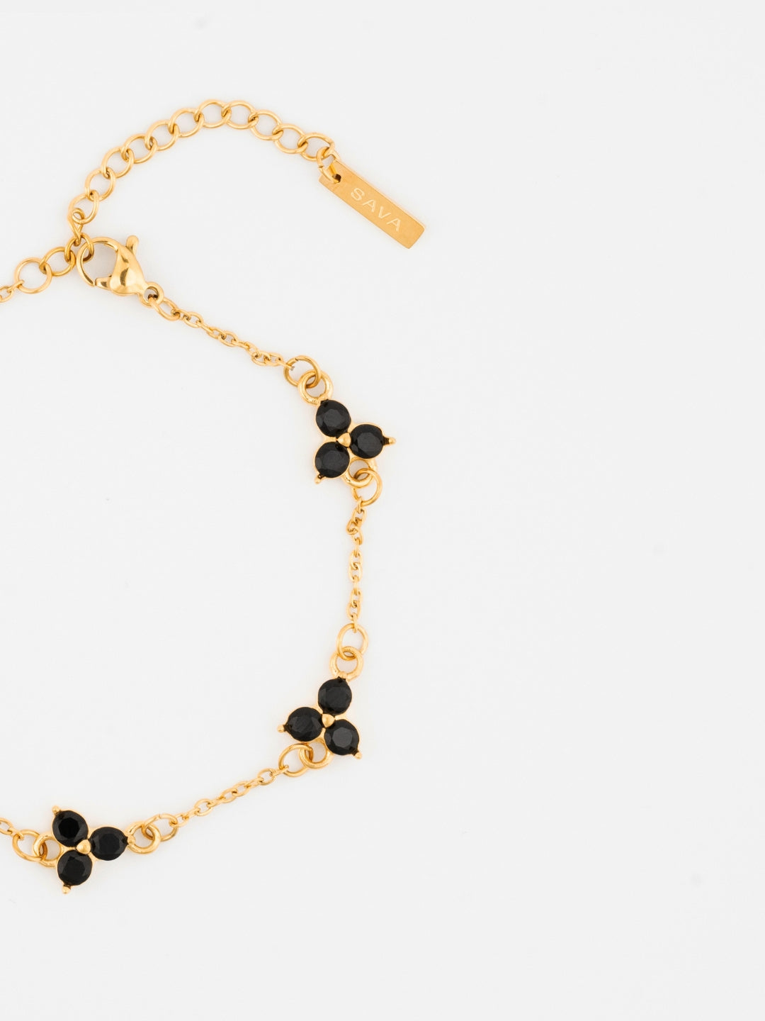 MIDNIGHT CLOVER BRACELET | 18K Gold