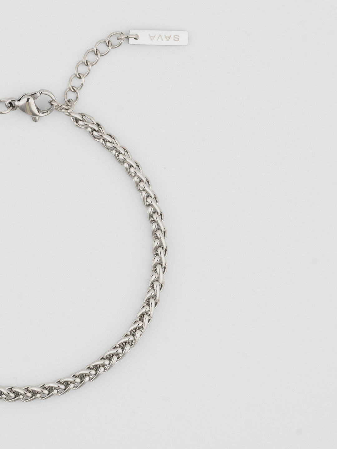 WHEAT BRACELET 3MM | Silver