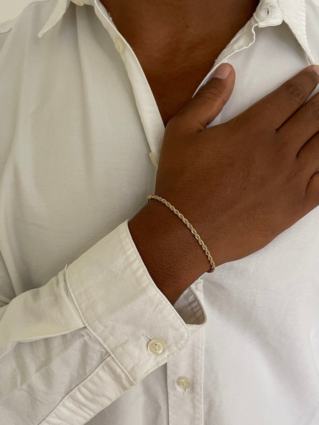 ROPE BRACELET 3MM | 18K Gold