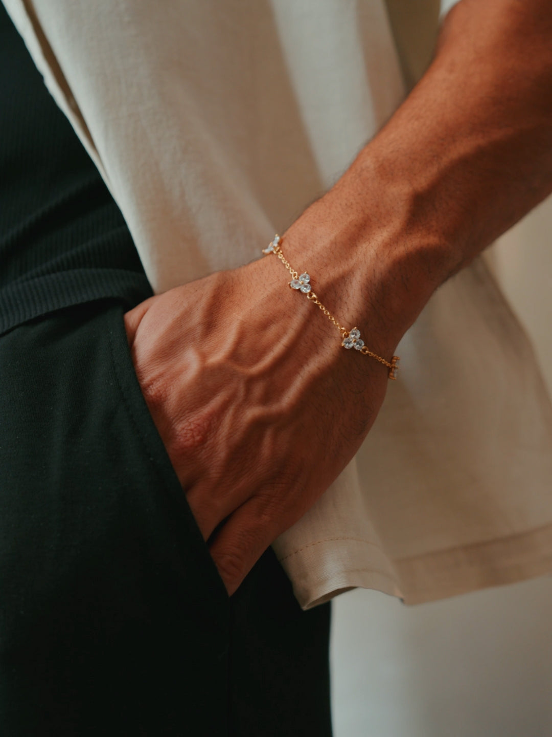 CLOVER BRACELET SET | 18K Gold