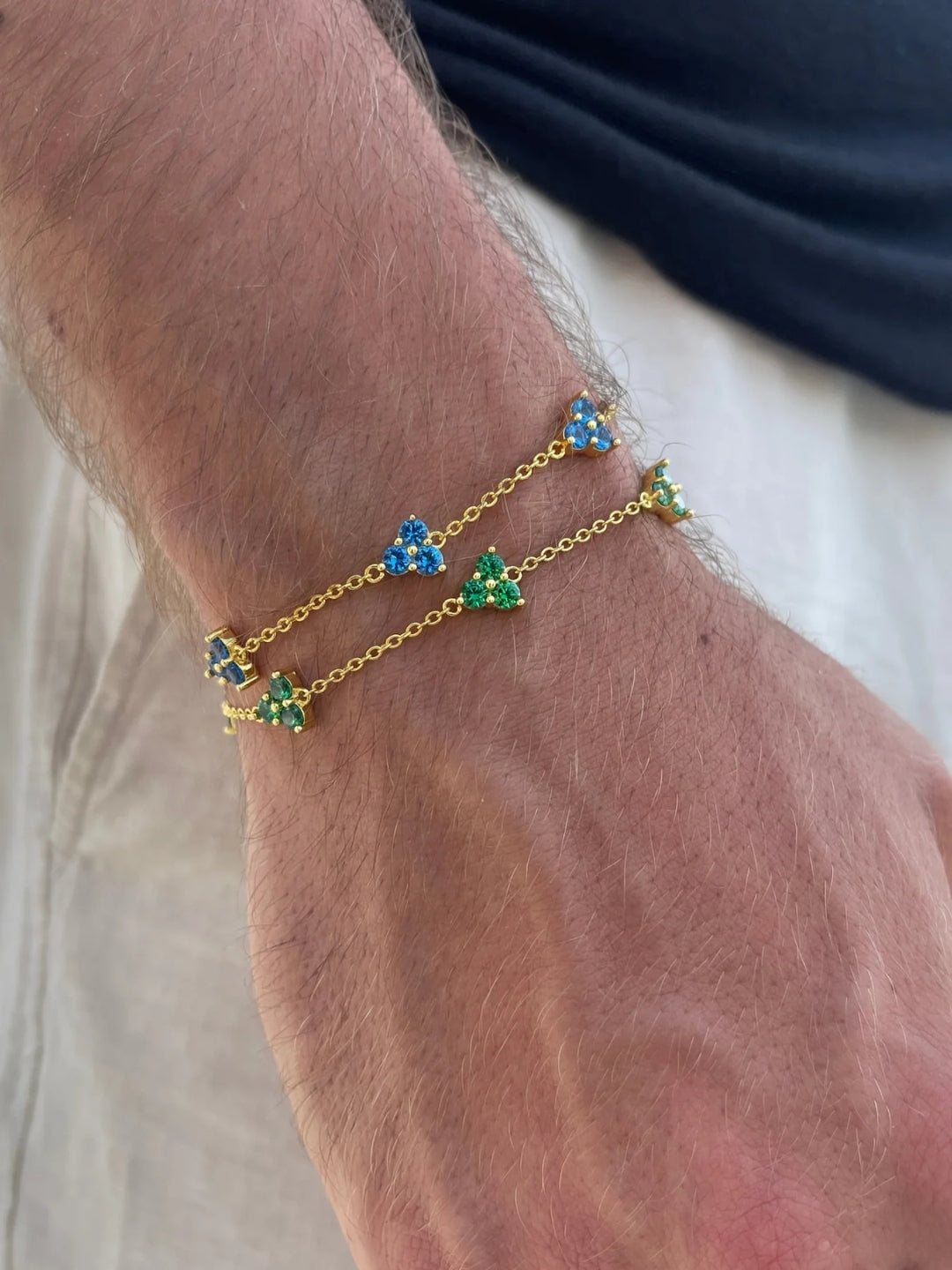 CLOVER BRACELET SET | 18K Gold
