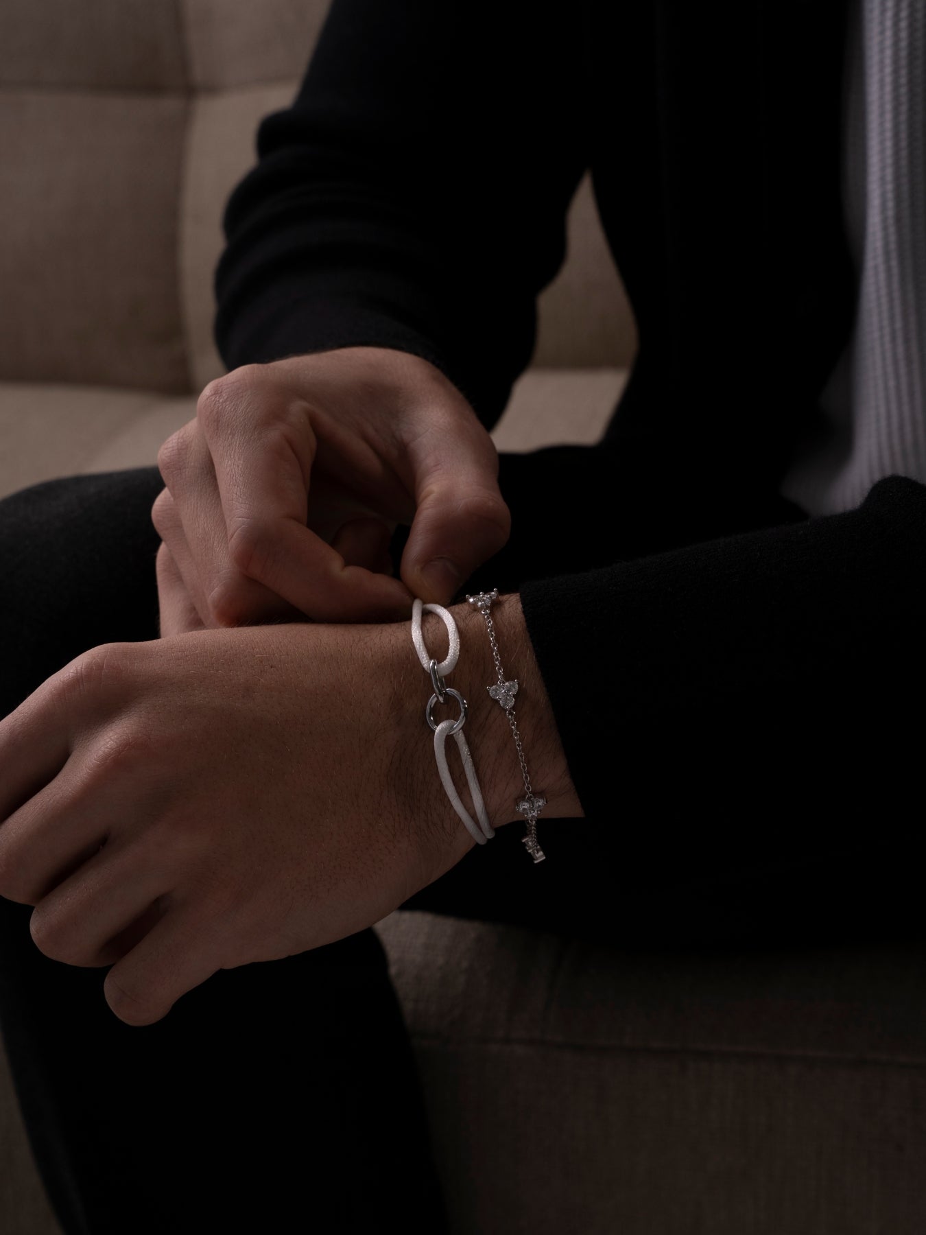 SNOW UNITY BRACELET | Silver